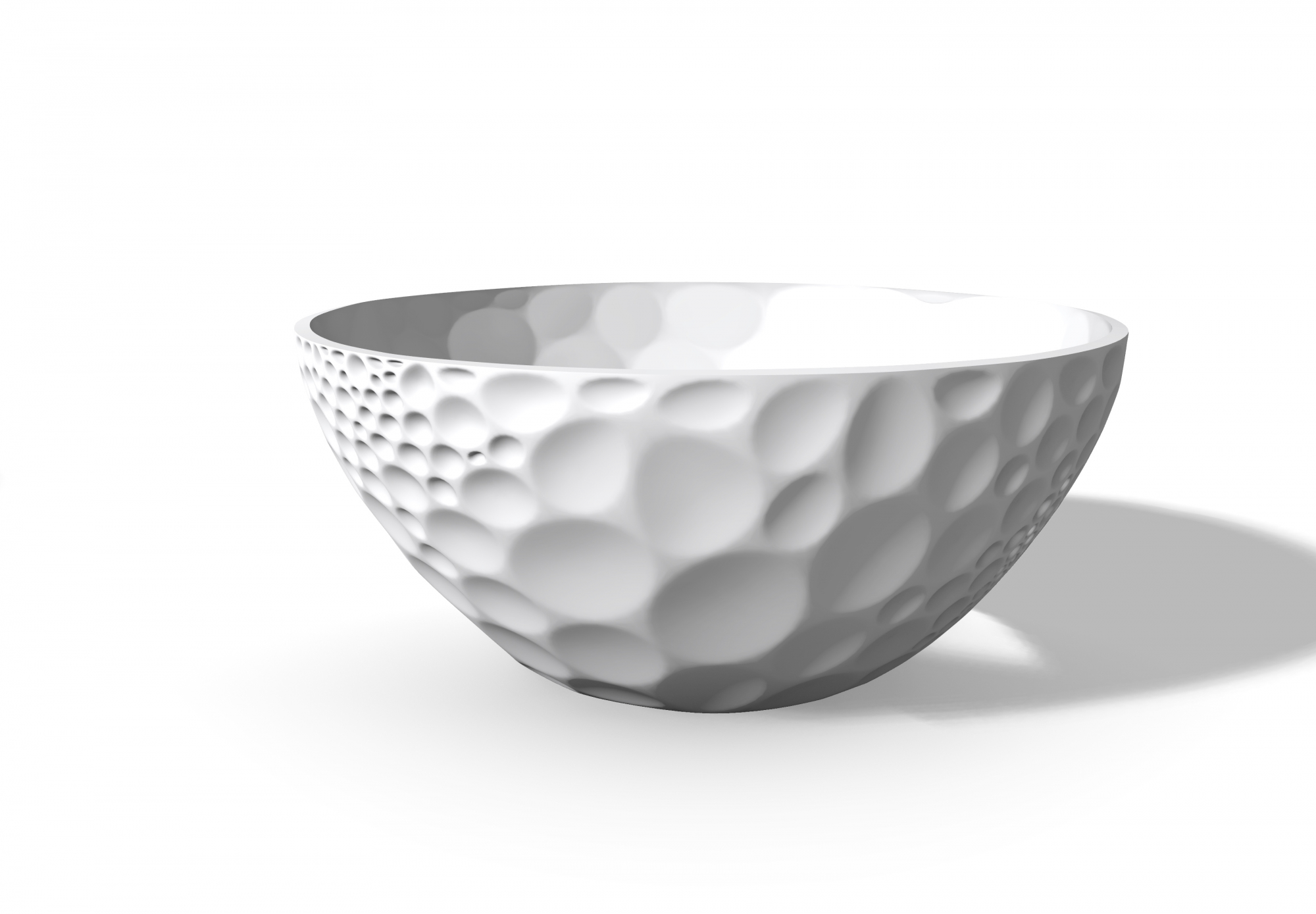 Size Gradient Voronoi Based Bowl